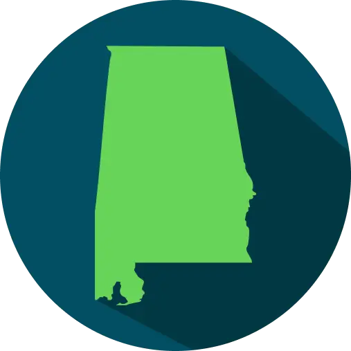 Alabama Icon Circle