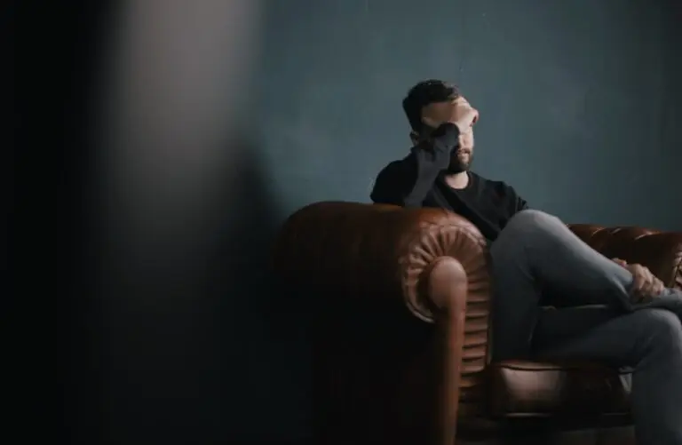 man worried