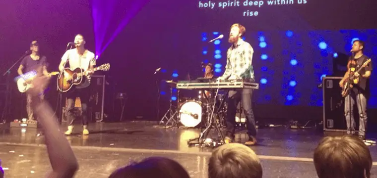 worship on stage