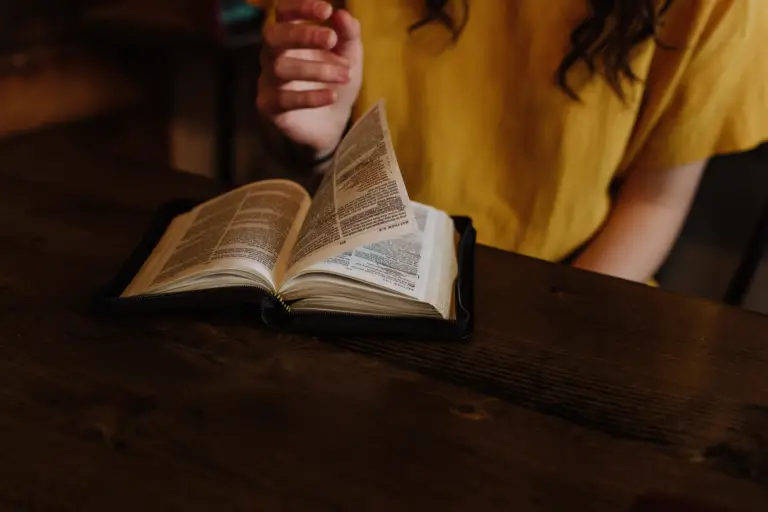 girl with bible